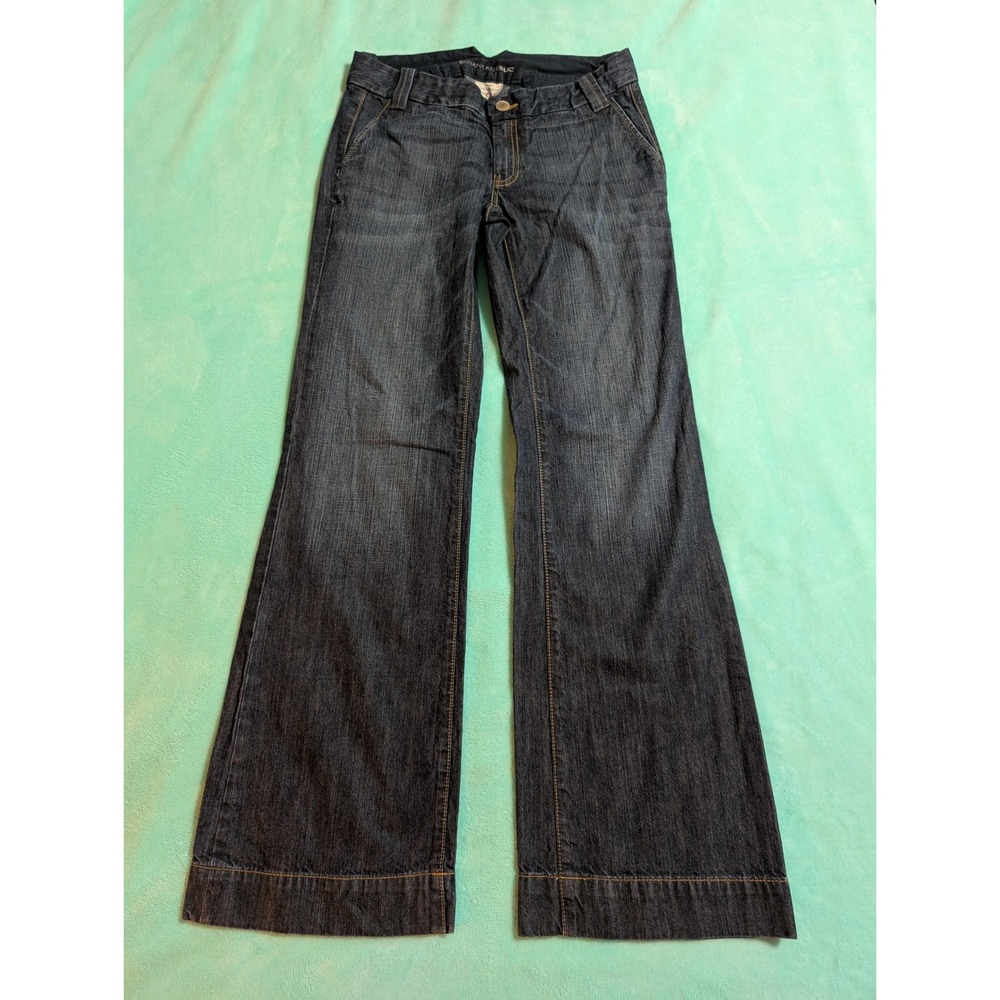 Banana Republic Dark Wash Trouser Jeans